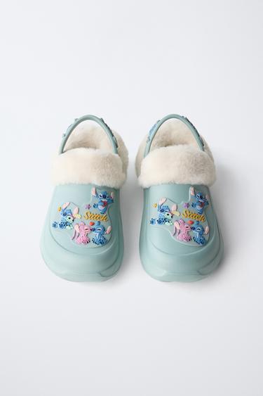 SABOTS EFFET FOURRURE LILO & STITCH © DISNEY - Bleu de Zara - Image 3