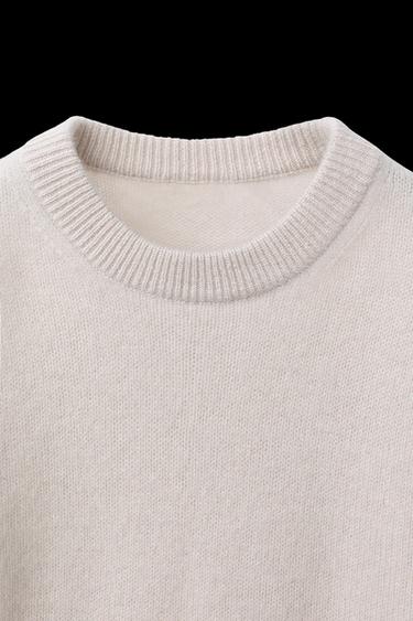 100% CASHMERE SWEATER - Sand by Zara