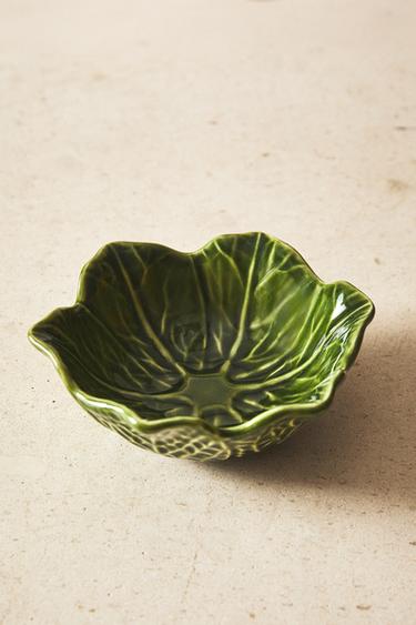 CABBAGE STONEWARE BOWL - Green by Zara - Image 6