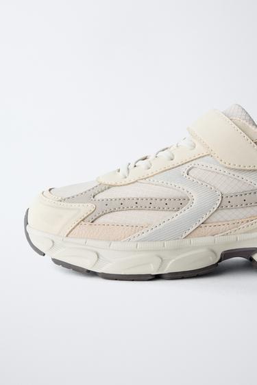 TENNIS AVEC PIÈCES MULTIPLES - Gris de Zara - Image 3