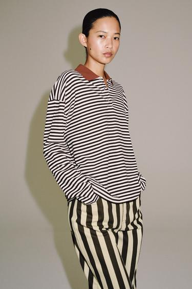 STRIPED POLO SHIRT - striped by Zara