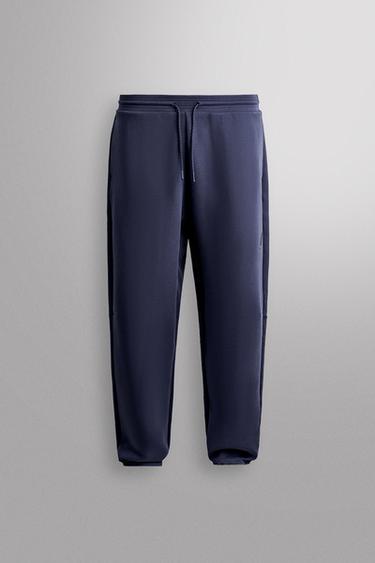 Zara TECHNICAL JOGGER PANTS - Cornflower blue