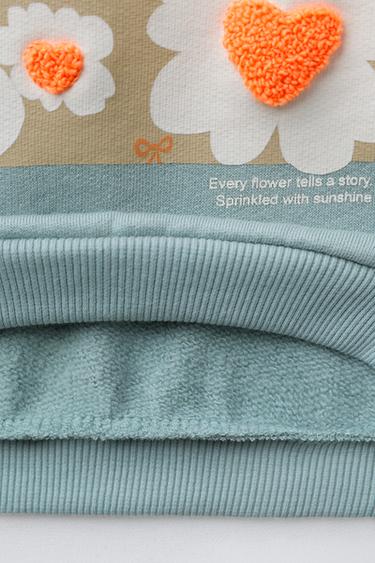 ENSEMBLE SWEAT-SHIRT ET LEGGING - Bleu / Vert de Zara - Image 3