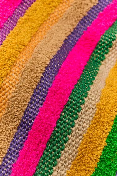 SAC À IMPRIMÉ RAYURES 100% JUPE - Multicolore de Zara - Image 3