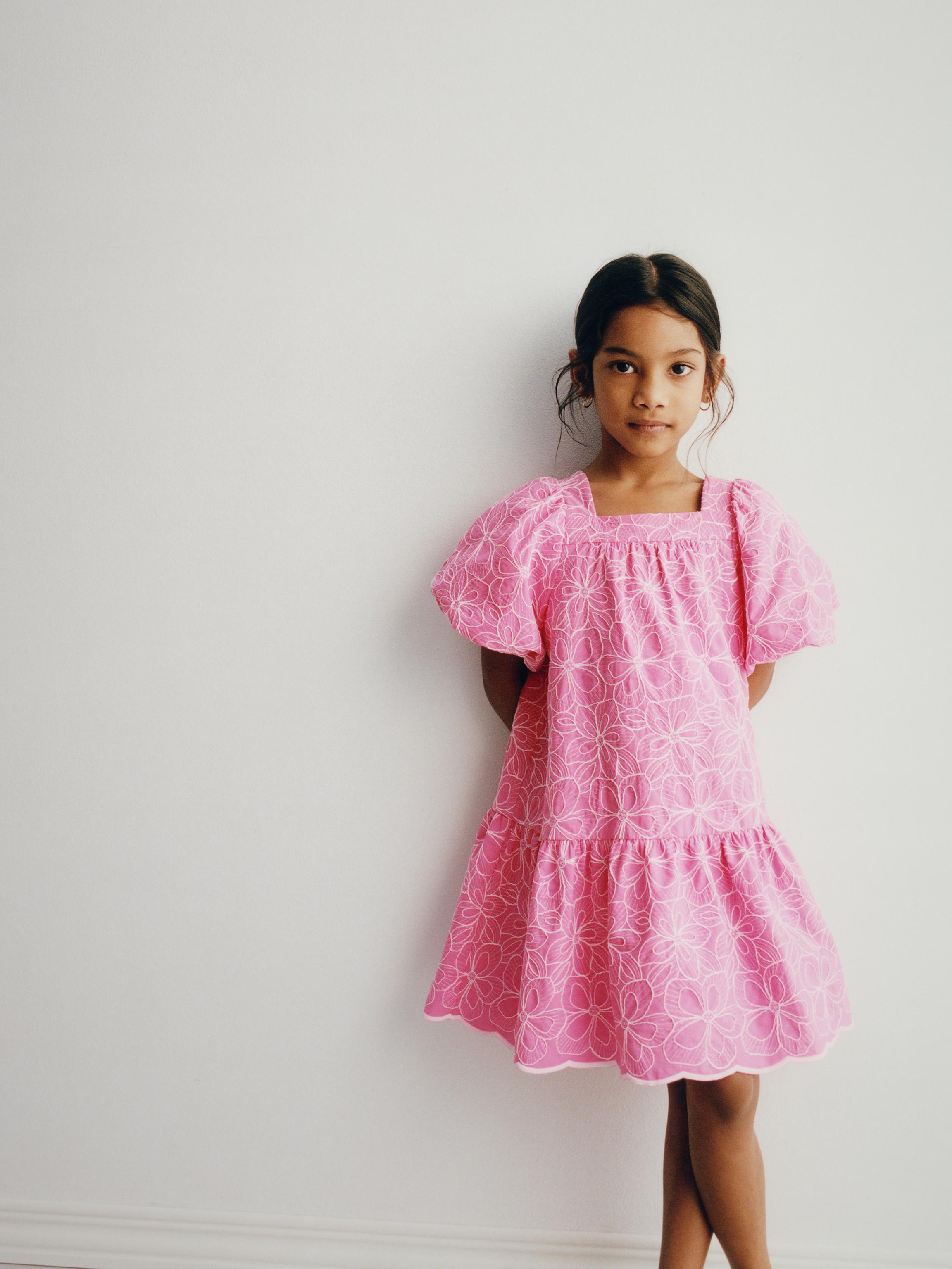 Mini Robe D'été Zara Enfants - Taille 13-14 Ans, Marine à Lanières, Occasion Très Bon état