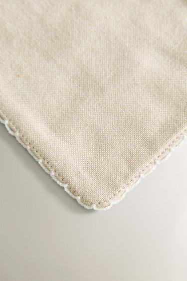 LOT RANGE-COUVERTS COTON (LOT DE 2) - Beige clair de Zara - Image 3