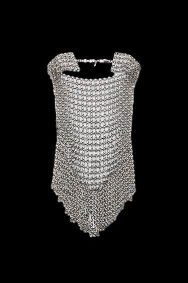 Zara RING BIB NECKLACE - Silver