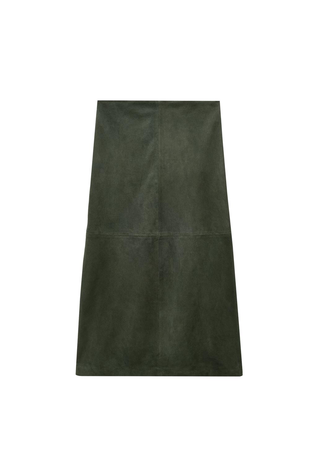 LIMITED EDITION MINIMAL SUEDE SKIRT - image 3