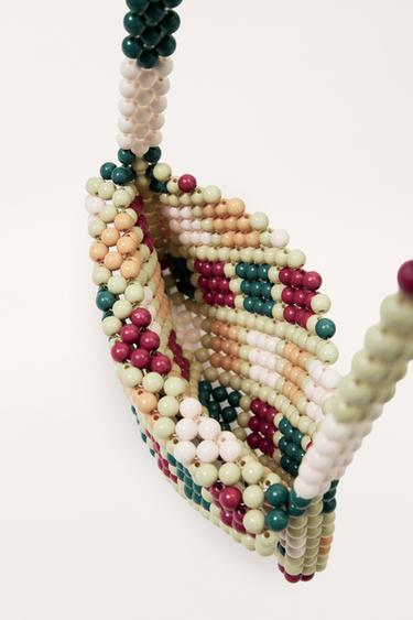SAC BANDOULIÈRE FANTAISIE ÉDITION LIMITÉE - Blanc écru de Zara - Image 5