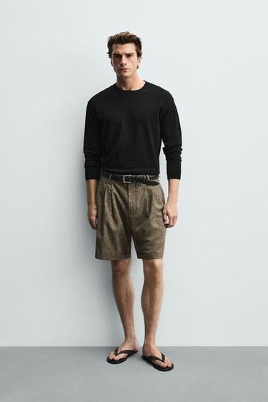 BASIC REGULAR FIT JUMPER - Black by Zara