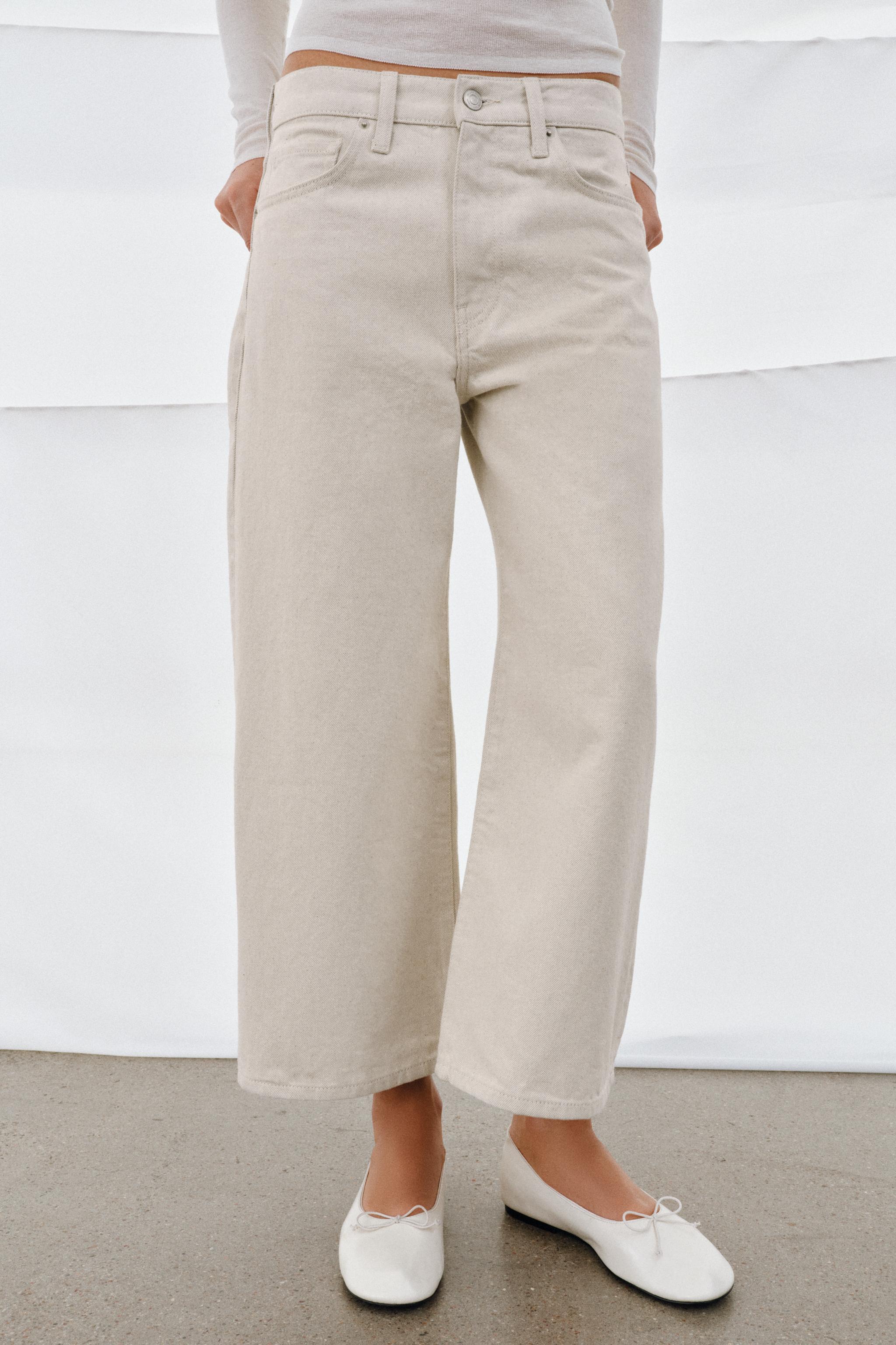 ZW COLLECTION MID-RISE CULOTTE JEANS