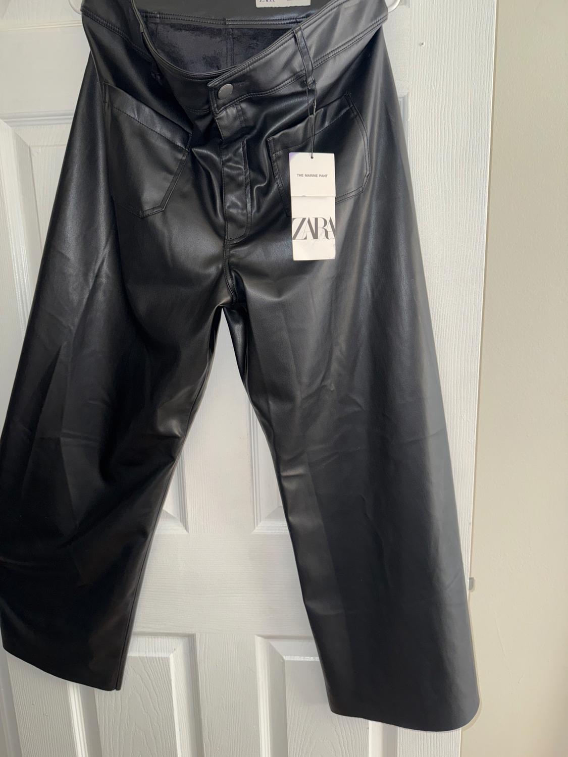 FAUX LEATHER MIDI SKIRT