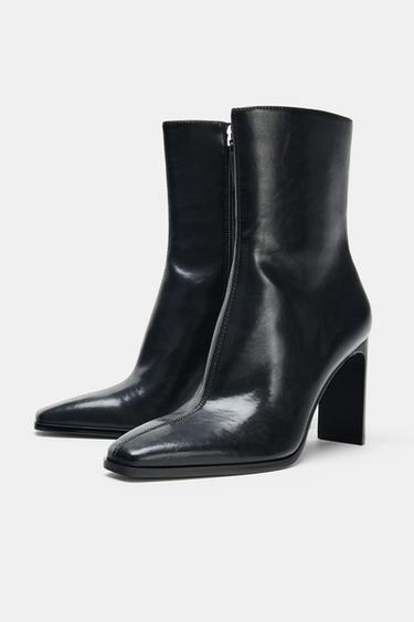 BOTTINES À TALONS - Noir de Zara - Image 4