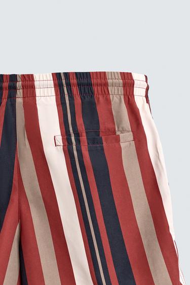 MAILLOT DE BAIN MI-LONG À RAYURES - Multicolore de Zara - Image 8