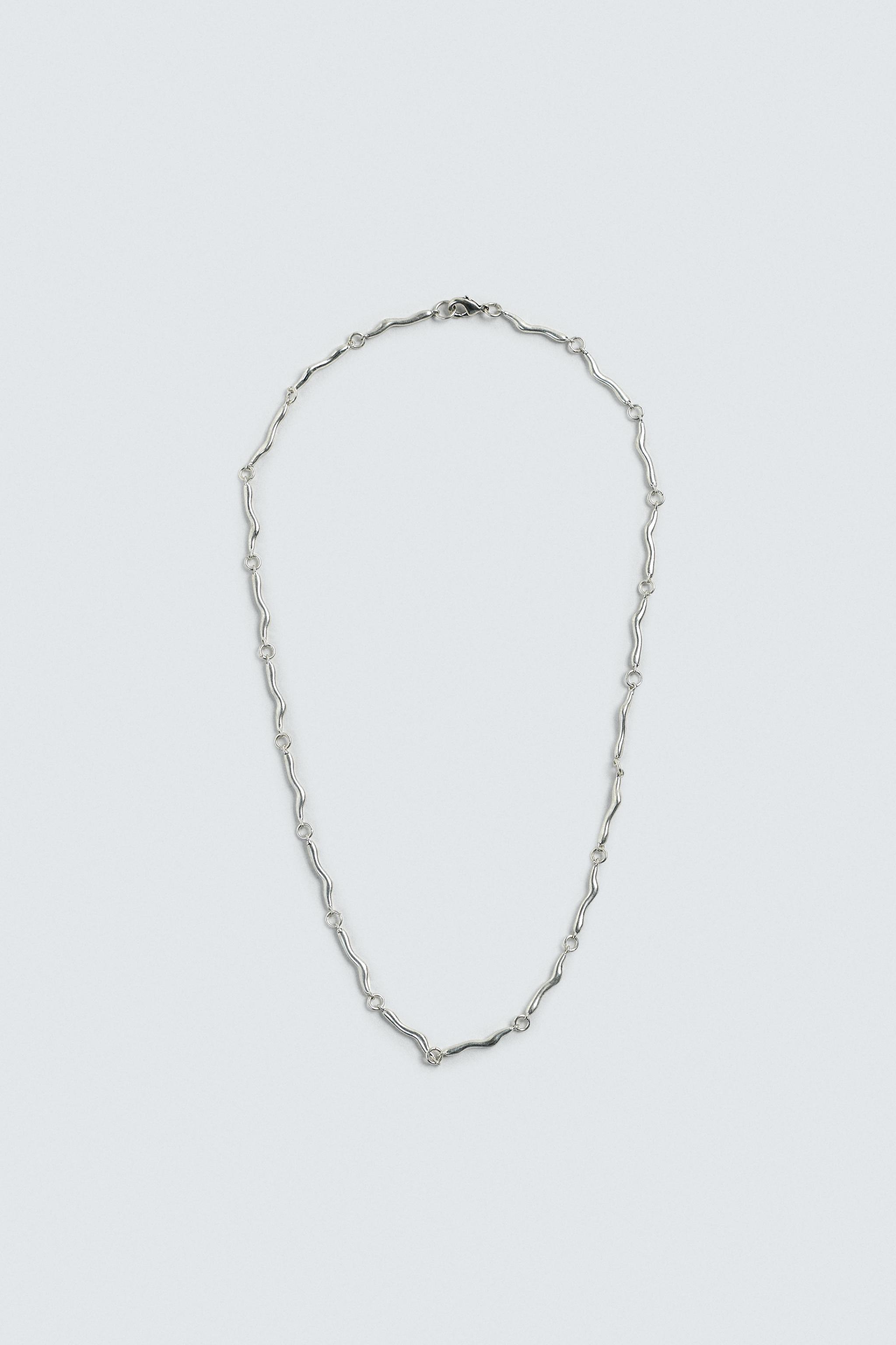 CHAÎNE À MAILLONS MÉTALLIQUES COMBINÉS