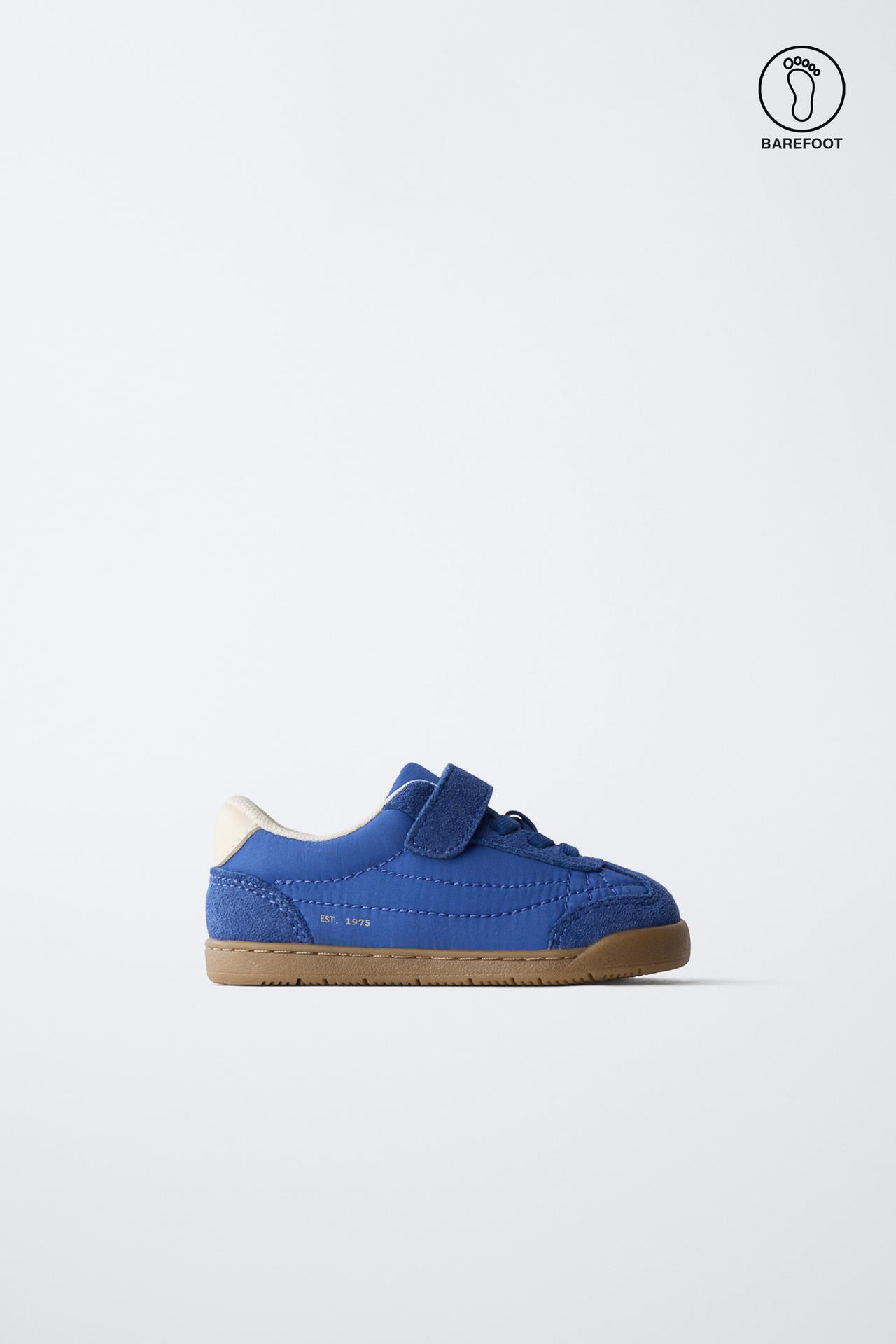 RETRO BAREFOOT SNEAKERS — Blue