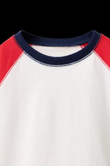 RAGLAN SLEEVE T-SHIRT - Red by Zara