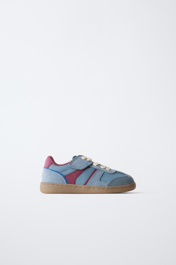 SPORT-TURNSCHUH MIT KONTRASTDETAILS - Blau von Zara - Bild 0
