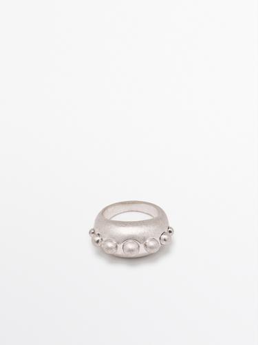 Zara Ring with round pieces - Silver