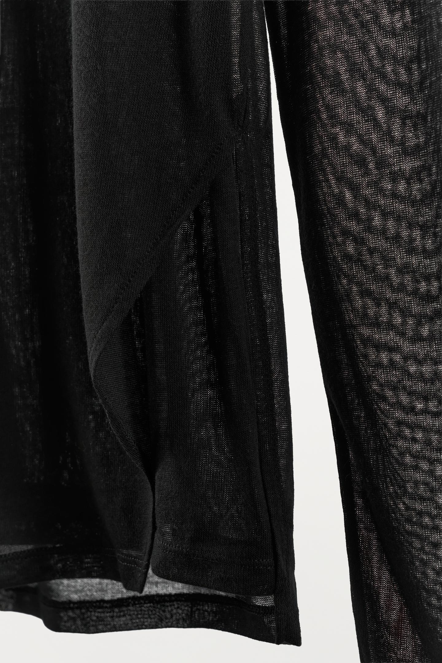 Женская футболка Zara Double Layer, цвет: Чёрный — фото 7