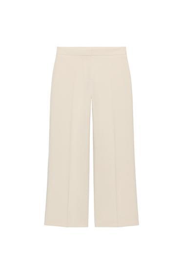PANTALÓN RECTO - Crudo de Zara
