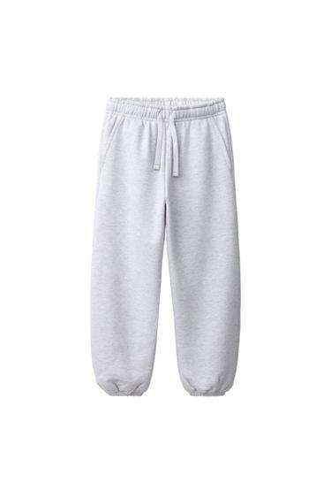 PLUSH JOGGING TROUSERS - Grey marl by Zara