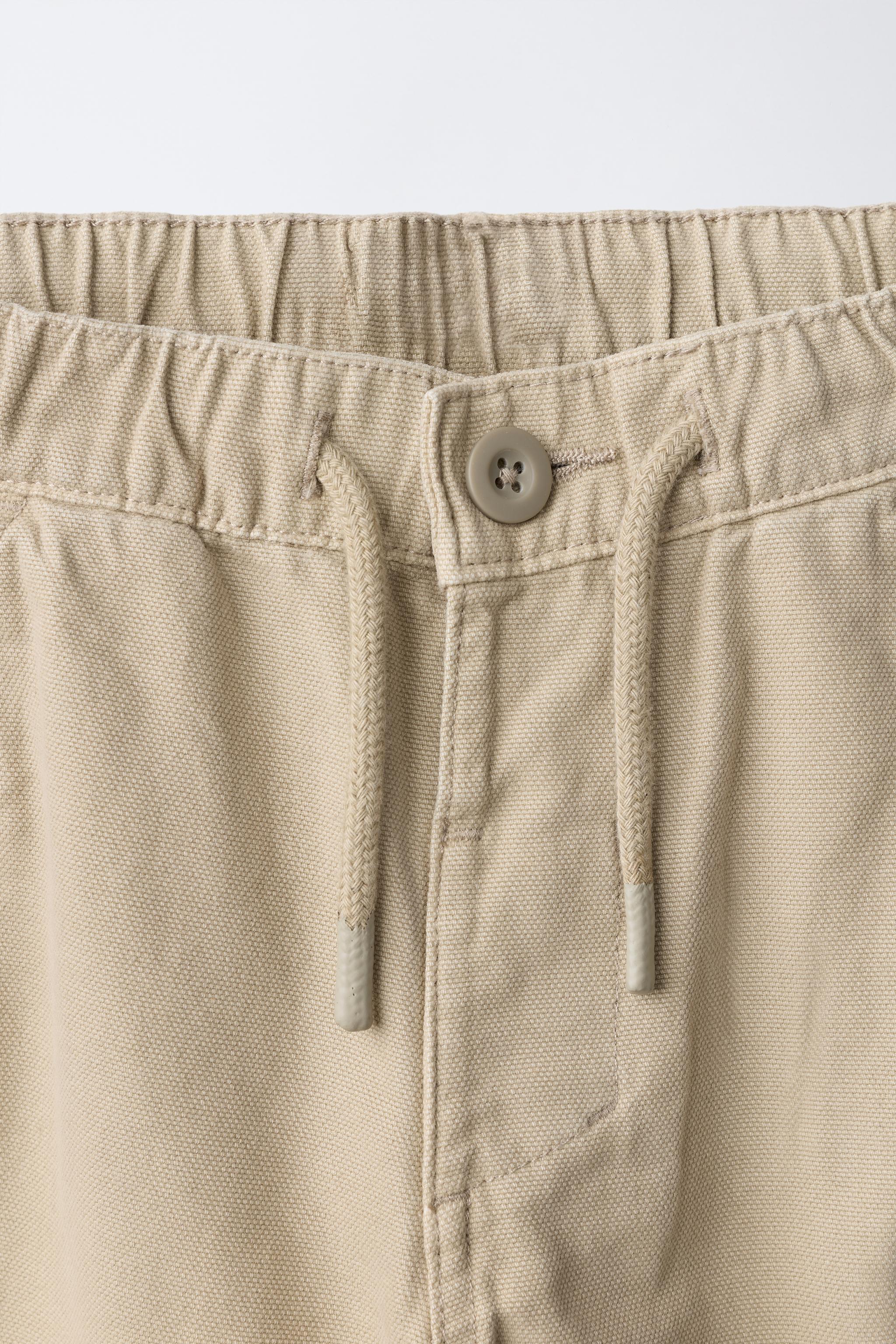 PANTALON BAGGY EN TOILE