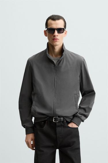 TECHNICAL BOMBER JACKET - Green-dry by Zara