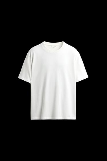 Zara CROPPED FIT T-SHIRT - White - Image 0