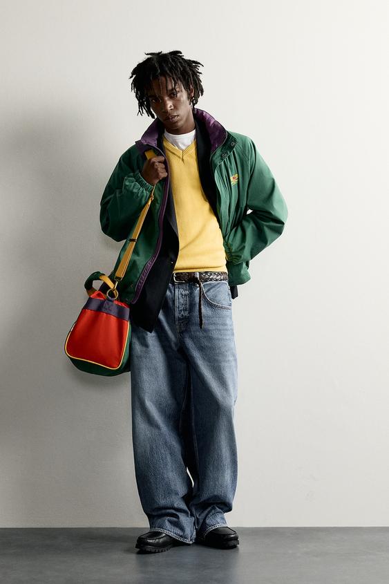 JEANS BAGGY FIT FRUIT OF THE LOOM™ - Azul medio de Zara - Imagen 0