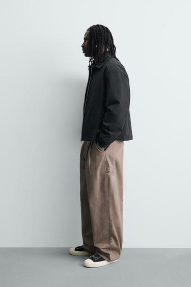 BLOUSON TECHNIQUE RELAXED FIT - Noir de Zara - Image 3