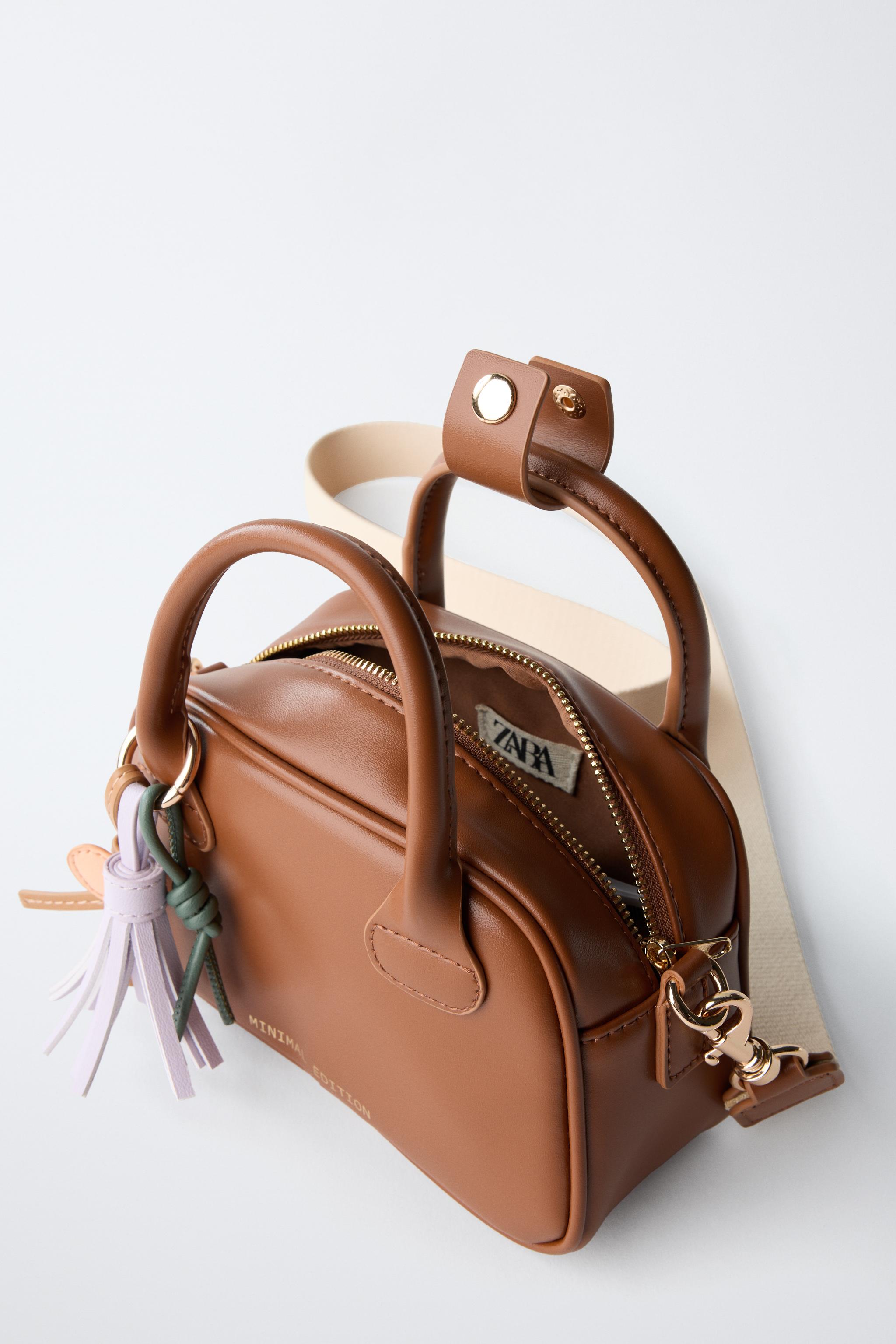 ZARA【NEW】MINI BOWLING BAG MINI BOWLING CROSSBODY BAG - Off White | ZARA United States