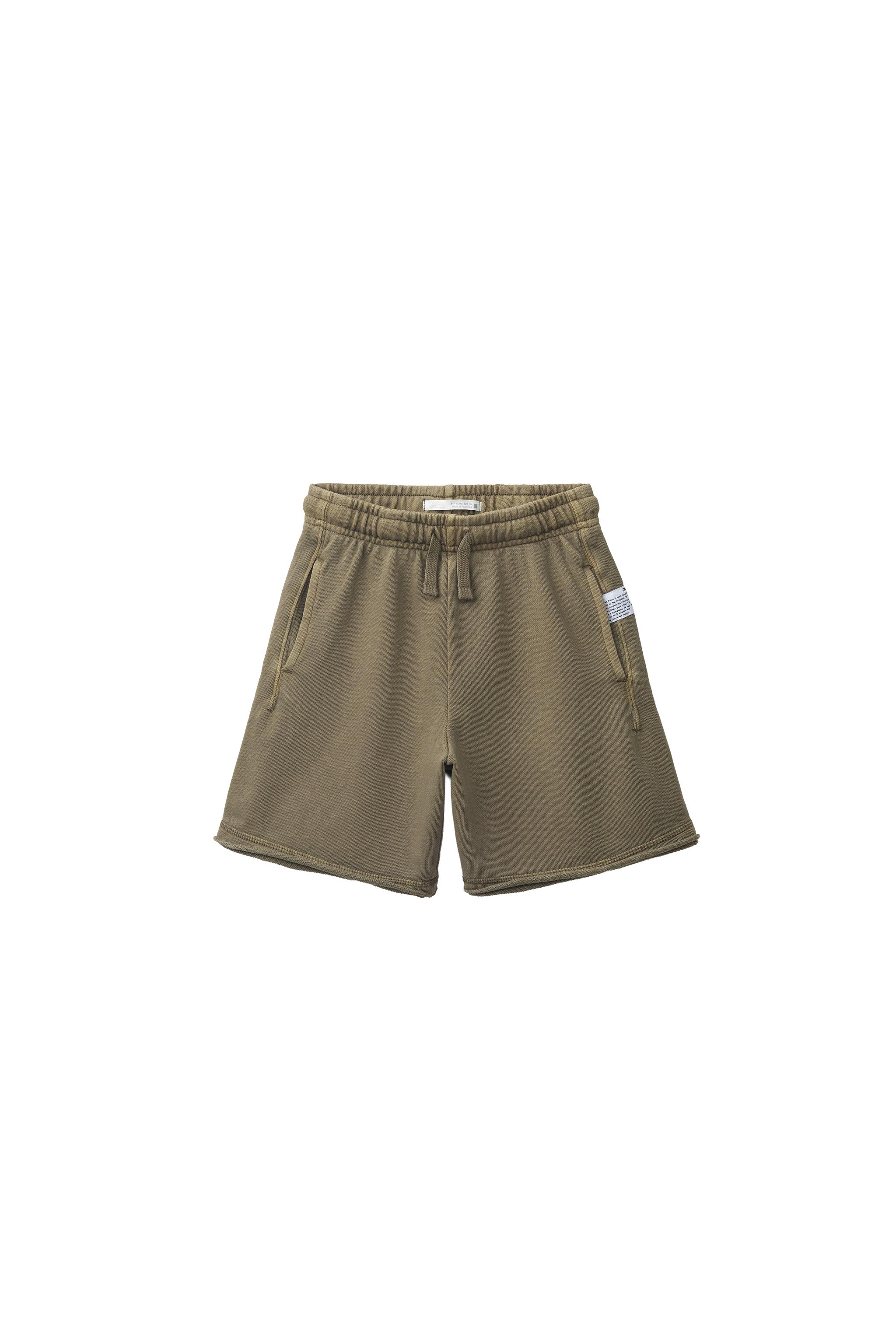 GARMENT DYED SHORTS - Khaki | ZARA Canada