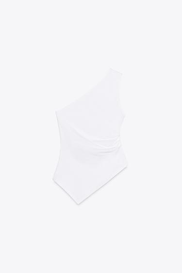ASYMMETRIC TOP - White by Zara - Image 5