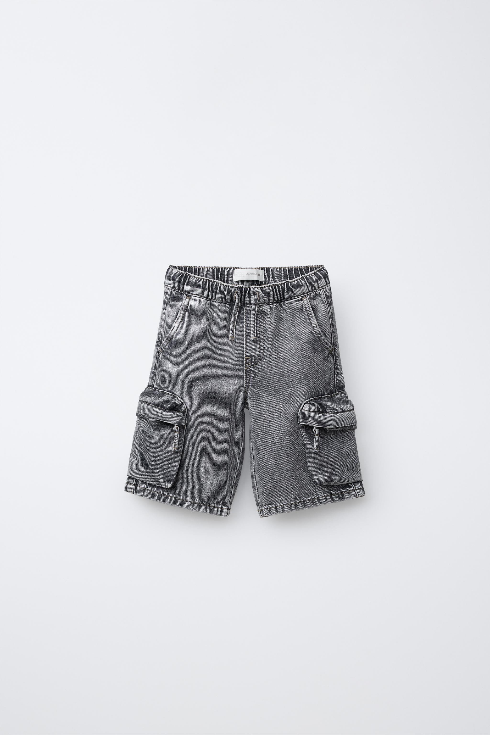 アーバンデニムカーゴバミューダパンツ - ブルー | ZARA Japan / 日本