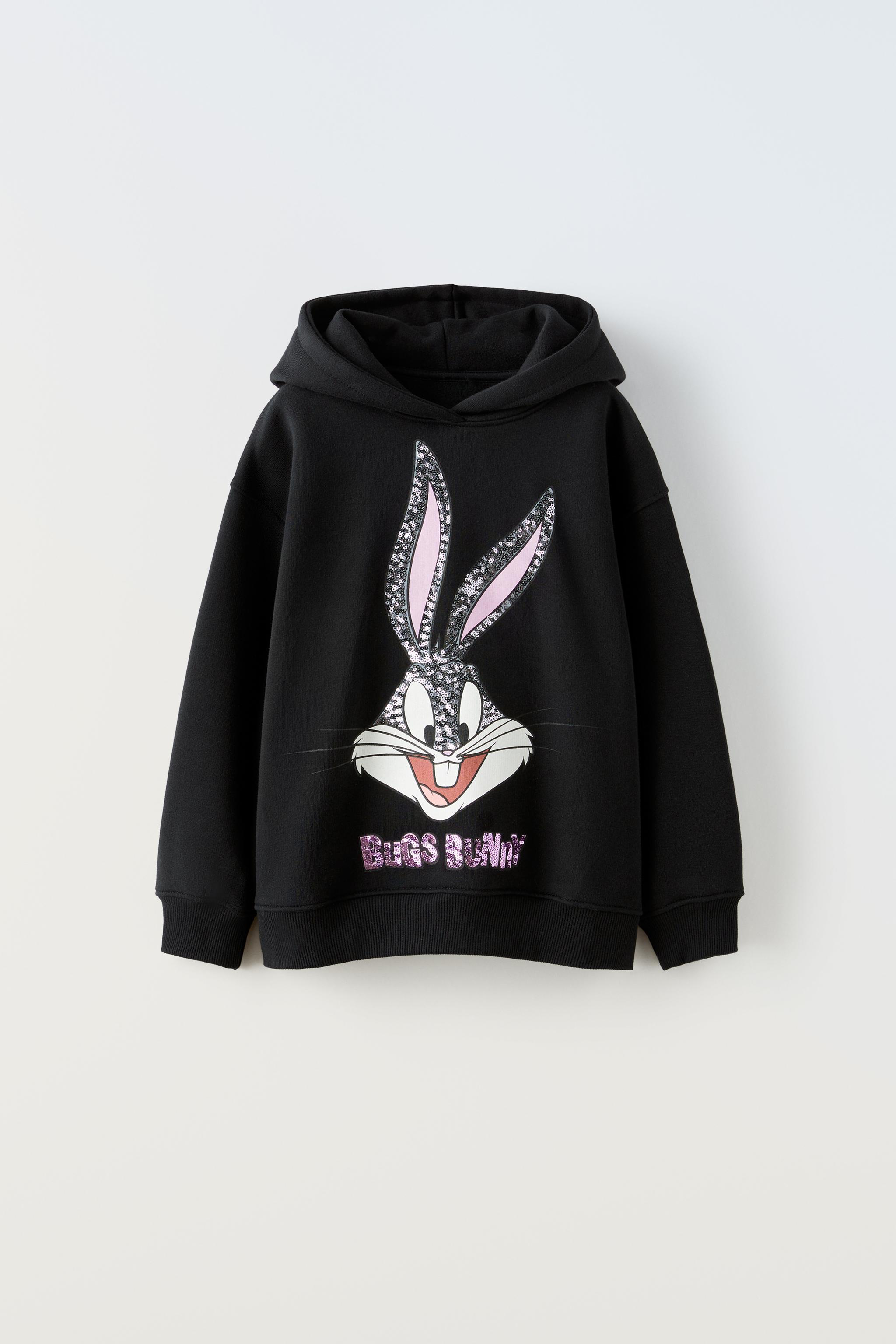 BUGS BUNNY LOONEY TUNES HOODIE Black ZARA Saudi Arabia