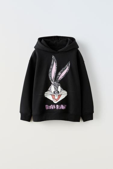 ХУДИ С ПРИНТОМ «БАГЗ БАННИ» ™ LOONEY TUNES — ЧЕРНЫЙ от Zara — изображение 0