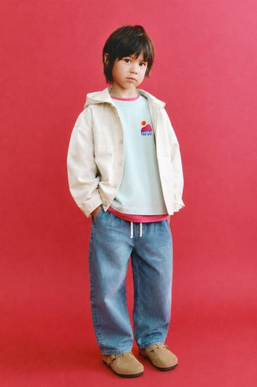 LOOSE-FITTING BAGGY JEANS - Light blue by Zara