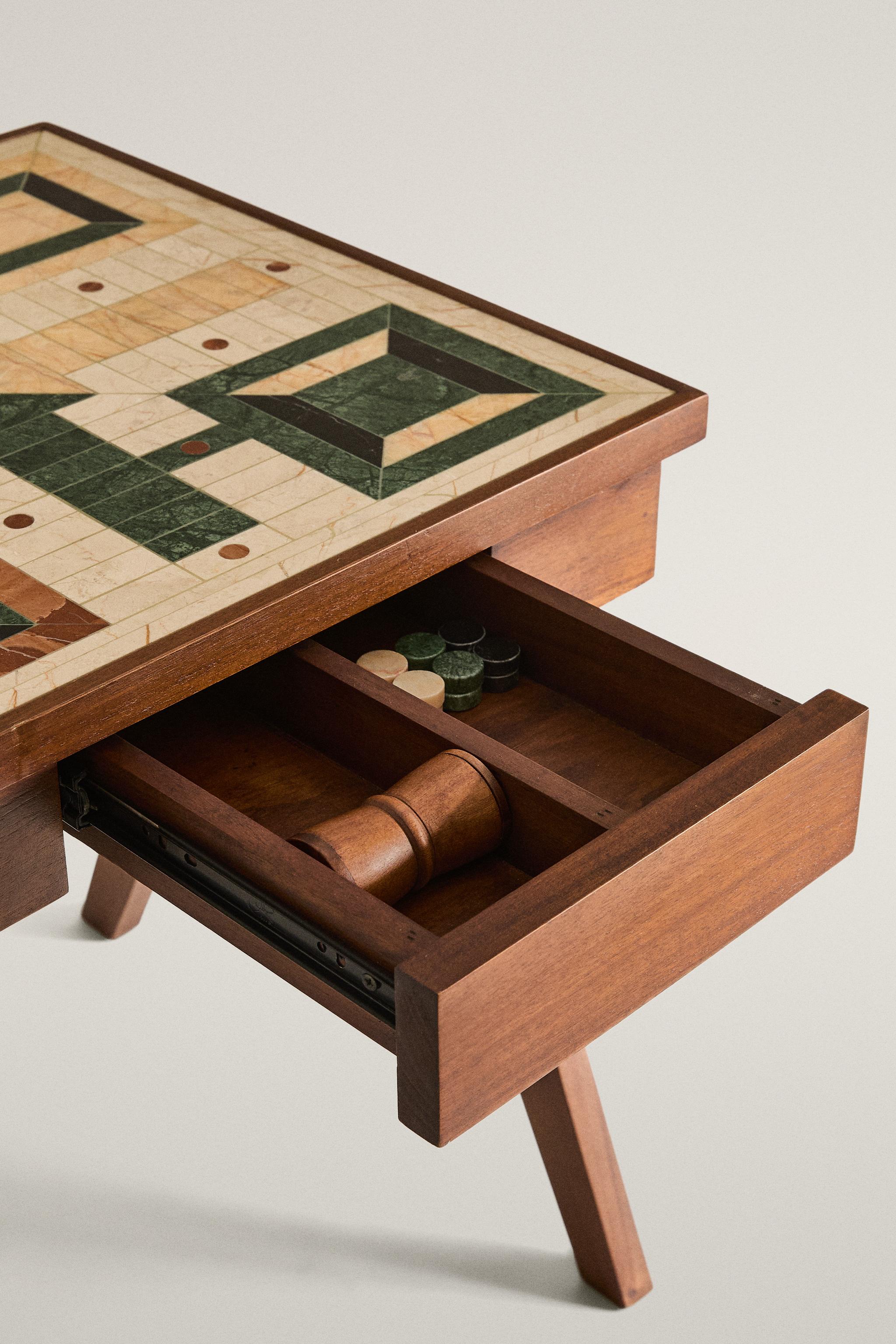 MARBLE PARCHIS SIDE TABLE