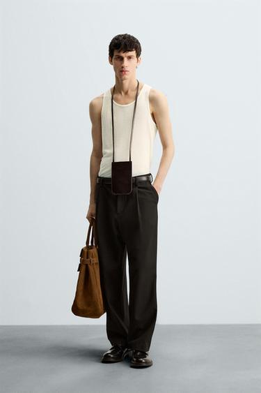 Zara 半透明無袖背心 - 裸色