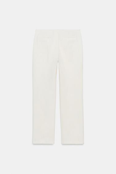 PANTALON COURT ZW COLLECTION - Écru de Zara - Image 5