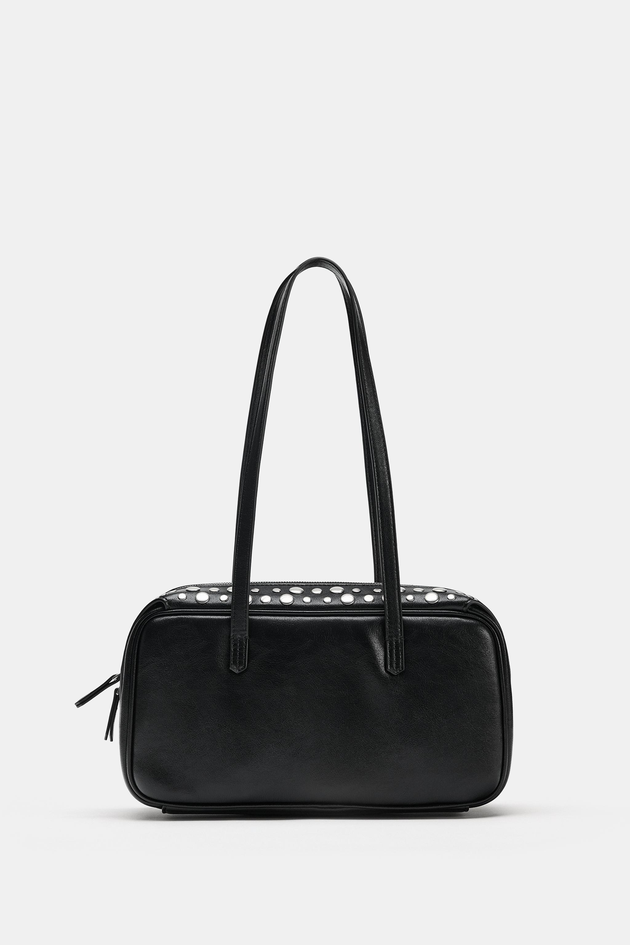 スタッズ付きショルダーバッグ - ブラック | ZARA Japan / 日本