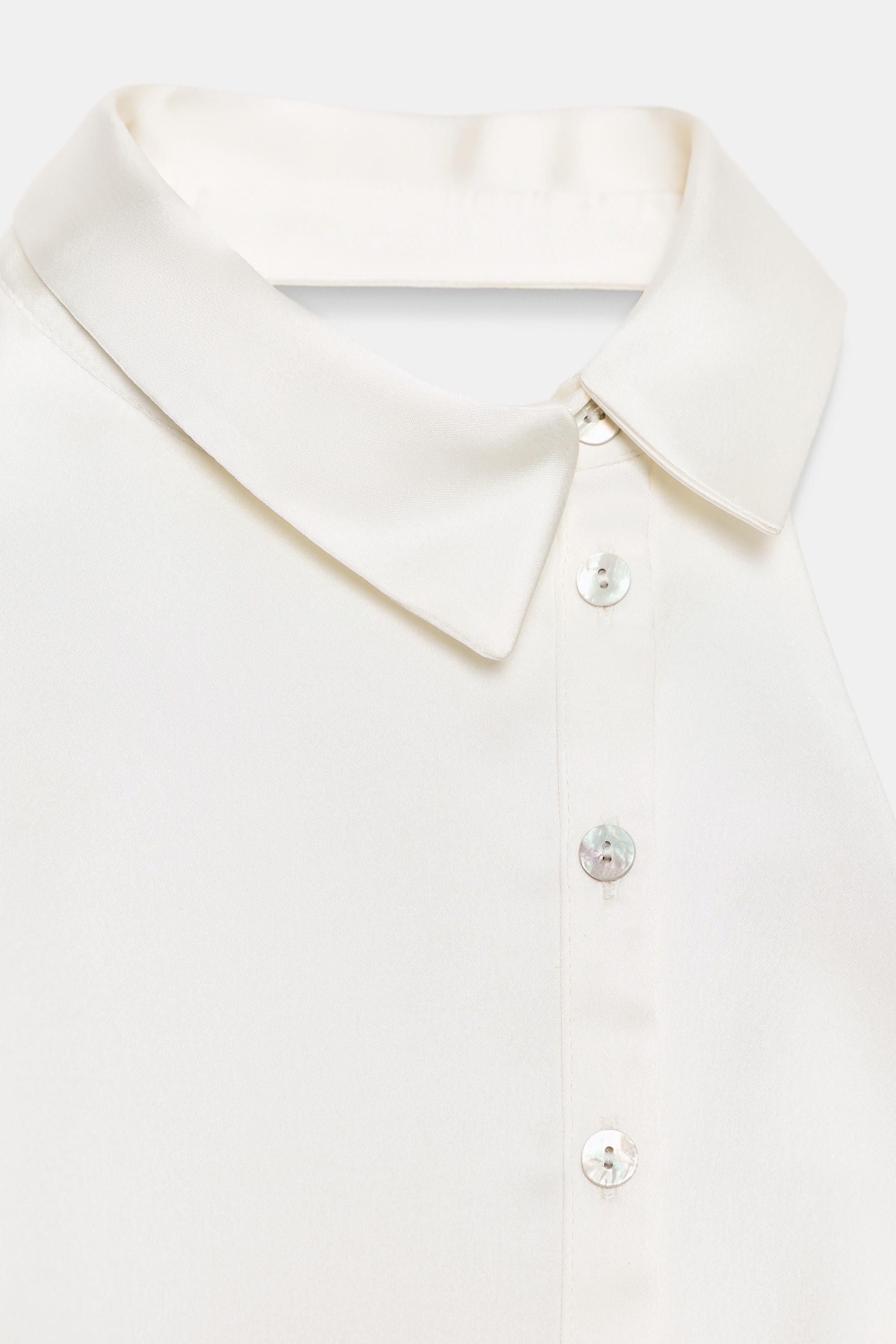 TOP HALTER SATINÉ