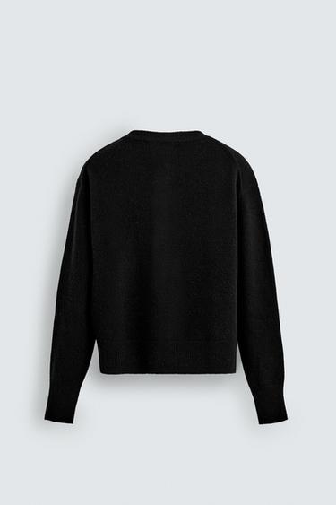 MICKEY MOUSE PATCH CARDIGAN HARRY LAMBERT FOR ZARA X DISNEY - Black by Zara
