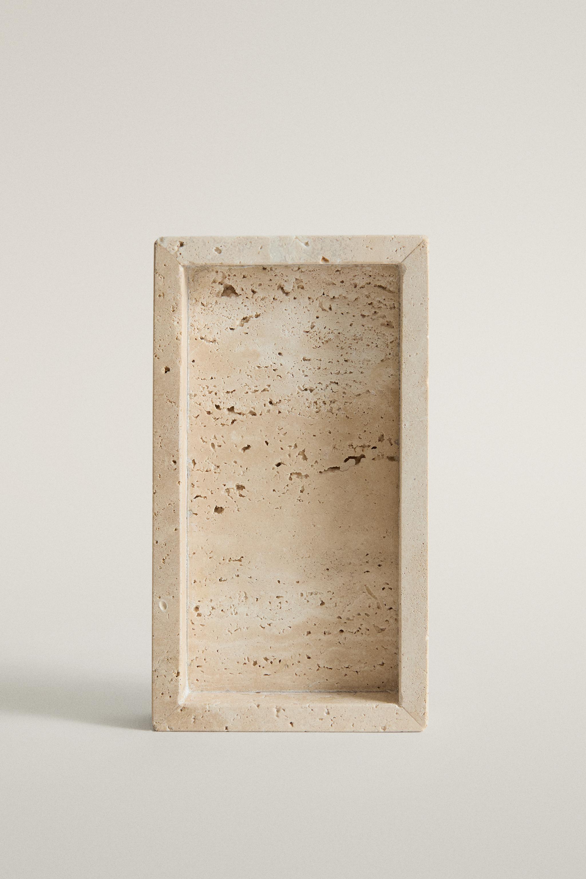 BEIGE MARBLE BATHROOM SOAP DISH