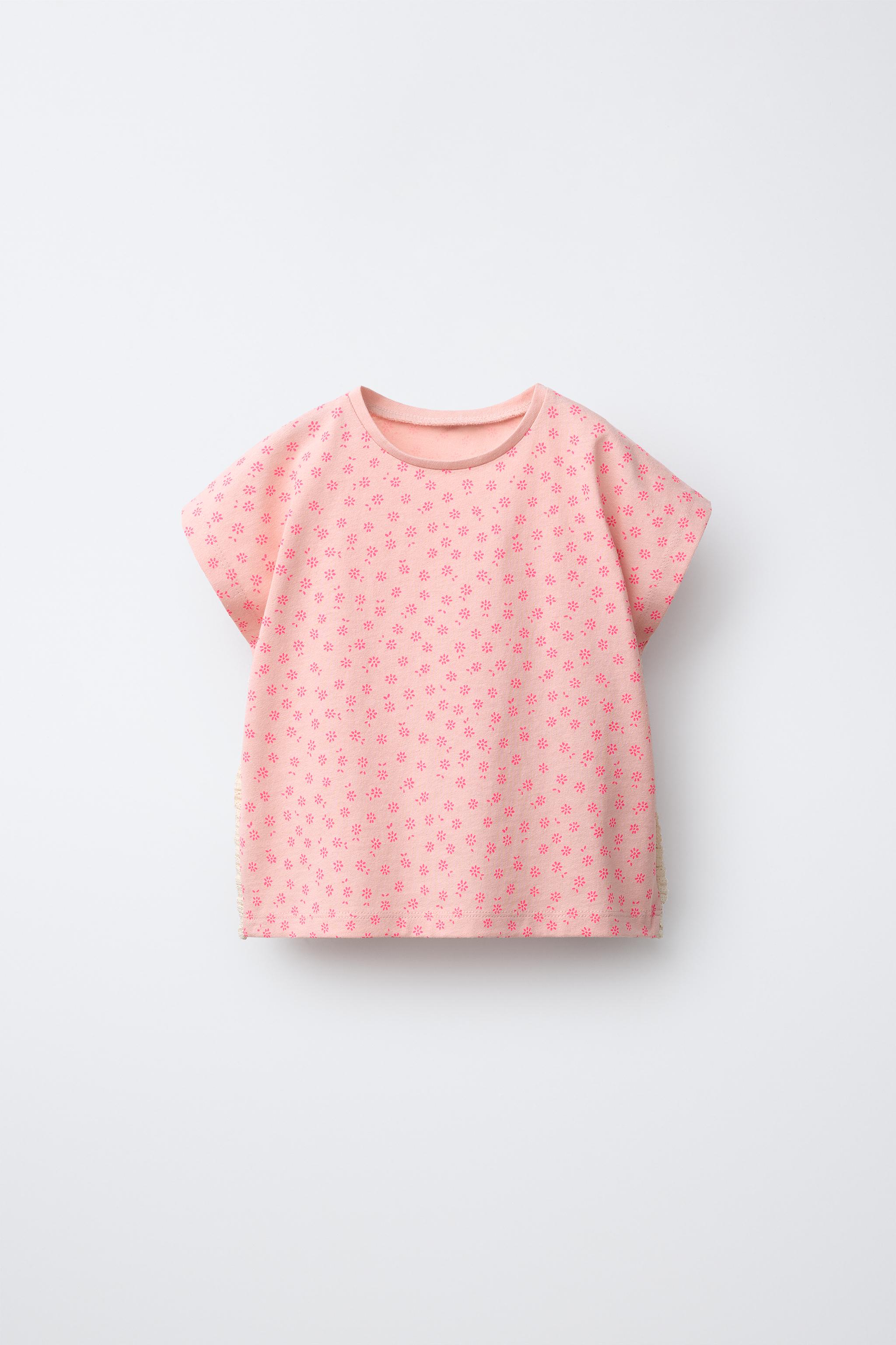 LACE PRINT T-SHIRT