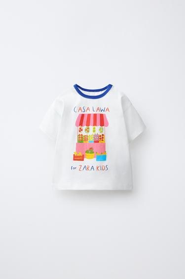 CASA LAWA X ZARA KIDS PRINTED T-SHIRT - White by Zara