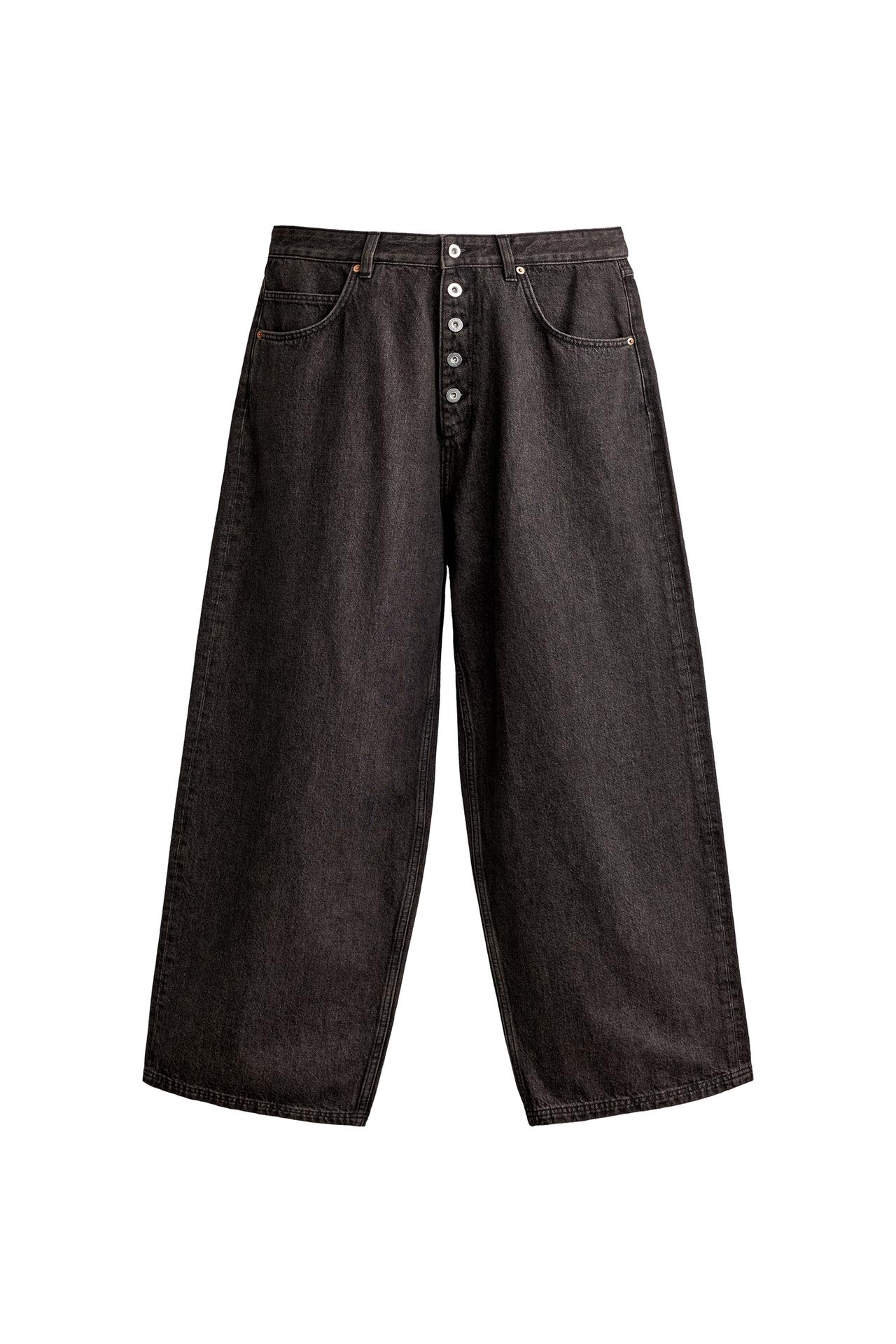 ДЖИНСЫ BAGGY FIT НА ПУГОВИЦАХ