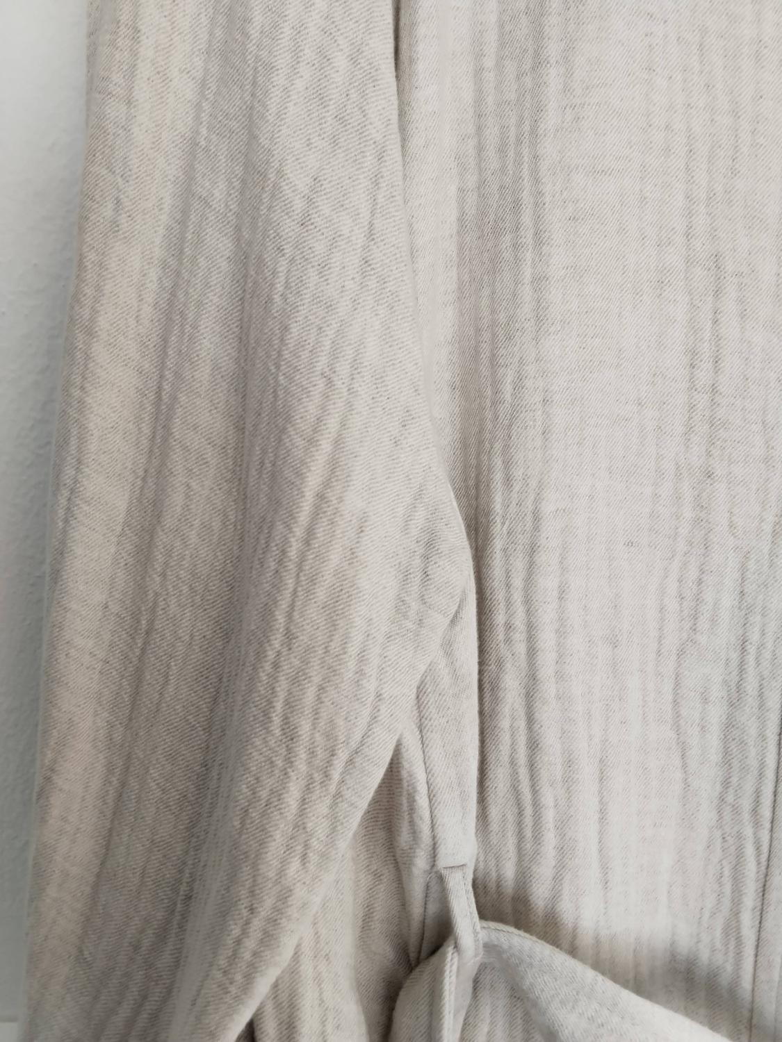 BELTED LINEN BLEND TRENCH COAT - Image 5