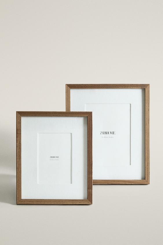 CADRE PHOTO BOIS - Marron de Zara - Image 0